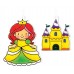 AM SD10P6-P: Amos Sun Deco Set - Princess 6 pcs
